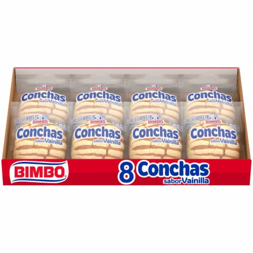 Bimbo Conchas Vanilla Pastry 8 Ct 212 Oz Fred Meyer 