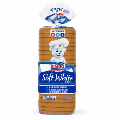 Bimbo Soft White Family Size Bread Perspective: front