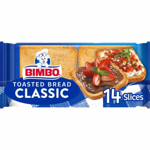 Bimbo® White Toasted Bread Perspective: front