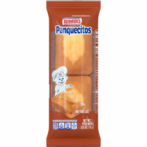 Bimbo Panquecitos Plain Mini Pound Cakes Perspective: front