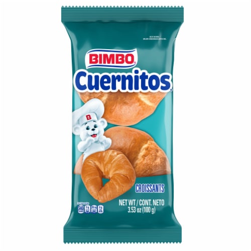 Bimbo Cuernitos Plain Croissants Perspective: front