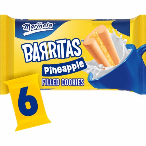 Marinela Barritas Piña Filled Cookies Perspective: front