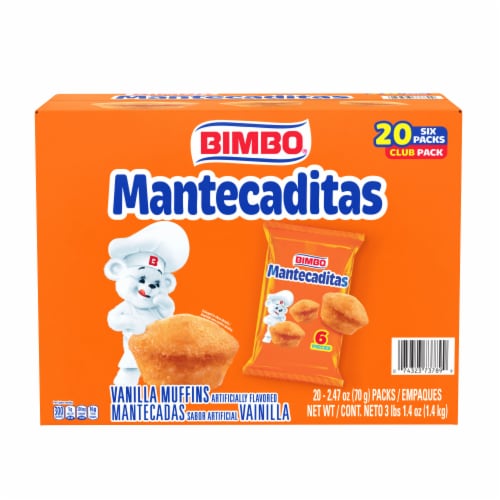 Bimbo® Mantecaditas Bite Sized Vanilla Muffins