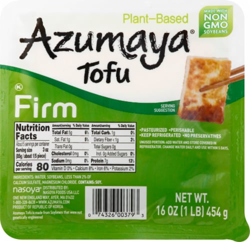 Azumaya Firm Tofu Perspective: front