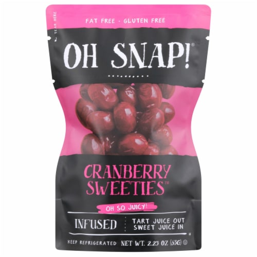 OH SNAP!® Cranberry Sweeties™ Pouch Perspective: front