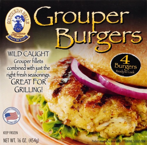 Shaw’s Southern Belle Grouper Burgers