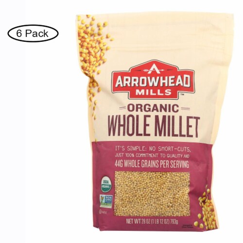 Arrowhead Mills Organic Whole Millet Perspective: front