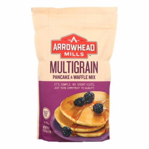 Arrowhead Mills Multigrain Pancake and Waffle Mix Perspective: front