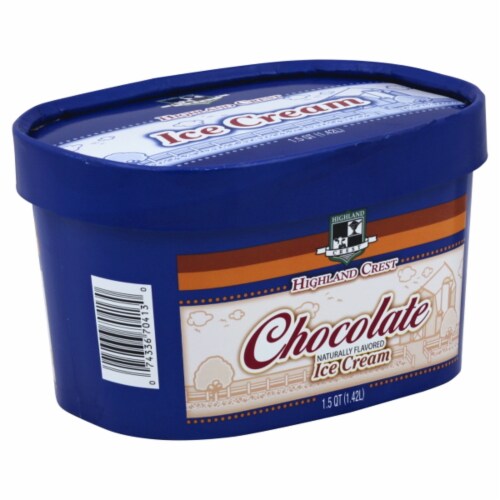 Highland Crest Chocolate Ice Cream Perspective: front
