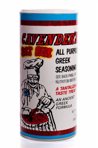  Cavenders, Seasoning Greek Salt Free, 7 Ounce : Grocery &  Gourmet Food