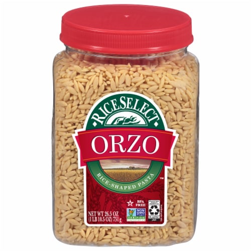 RiceSelect Non-GMO Orzo Pasta Perspective: front