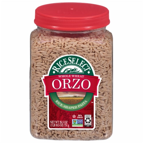 RiceSelect Whole Wheat Orzo Perspective: front