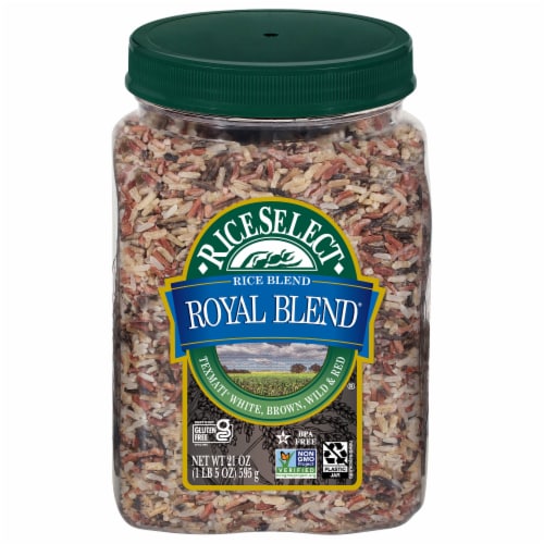 RiceSelect Royal Blend Texmati White Brown and Red Rice Perspective: front