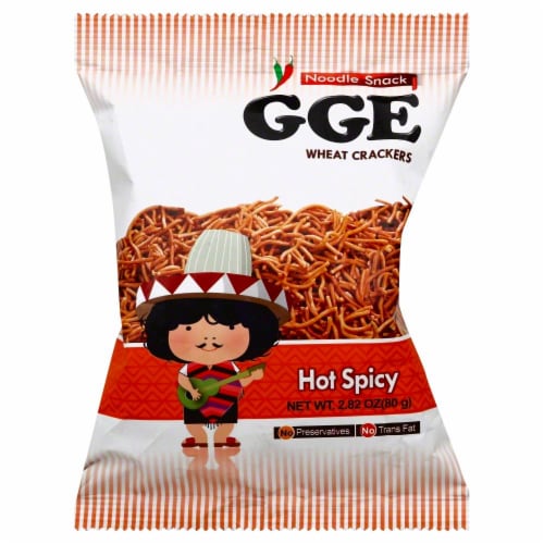Good Good Eat Mexican Spicy Wheat Crackers Perspective: front