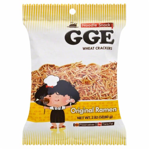 Good Good Eat Original Ramen Wheat Crackers Perspective: front