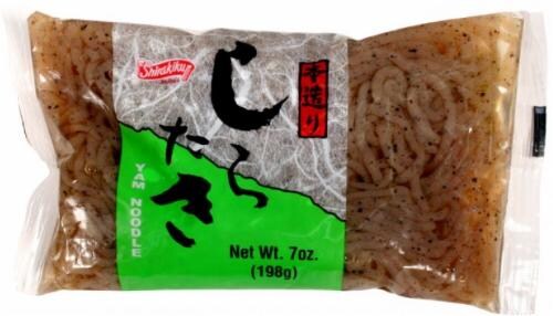 Shirakiku Yam Black Noodles Perspective: front