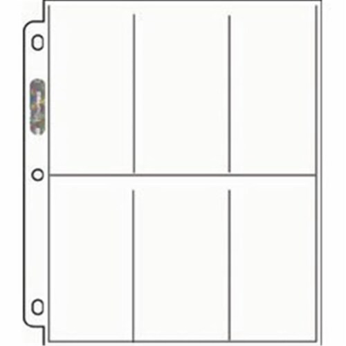 Ultra Pro 6-Pocket Pages 206D (100ct) Perspective: front