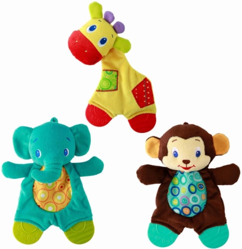 Bright Starts Snuggle & Teethe Plush Teether - Assorted, 1 ct - Fry's Food  Stores