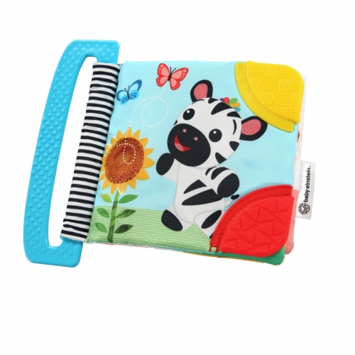 Baby Einstein Curious Explorers Teether Book Take-Along Toy Perspective: front