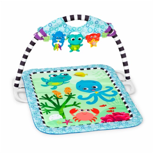 Baby Einstein Neptune s Discovery Reef Baby Tummy Time Activity Gym Toy Bar 1 Piece QFC
