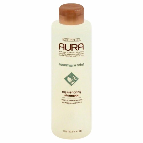 Naturelle Aura Rosemary Mint Rejuvenating Shampoo Perspective: front