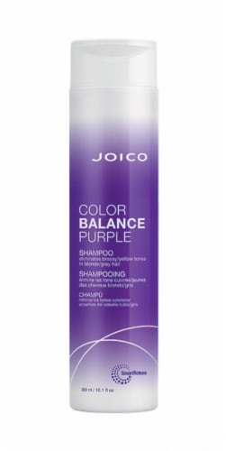 Joico Color Balance Purple Shampoo (Eliminates Brassy/Yellow Tones on Blonde/Gray Hair) 300ml Perspective: front