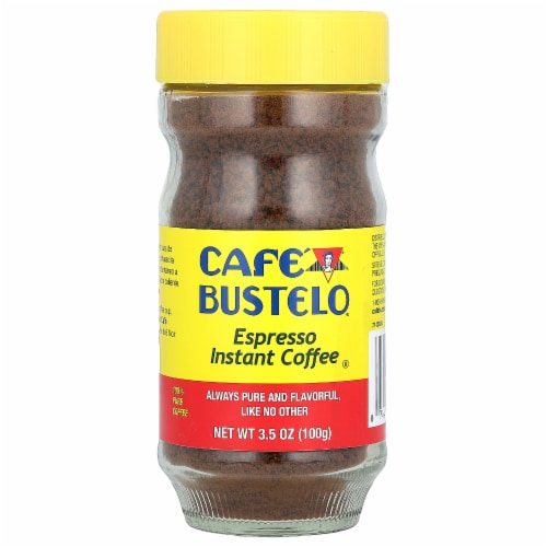 Café Bustelo Espresso Instant Coffee - 3.5 oz (100 g) Perspective: front