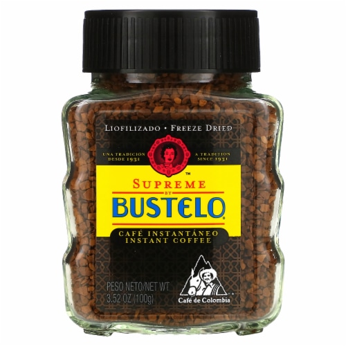 Café Bustelo Supreme by Bustelo Instant Coffee Freeze Dried 3.52 oz