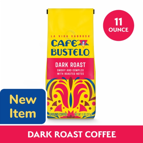 Café Bustelo Dark Roast Ground Coffee Perspective: front