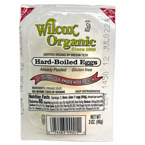 Wil Organic Hard Boiled Eggs 2 Ct Qfc