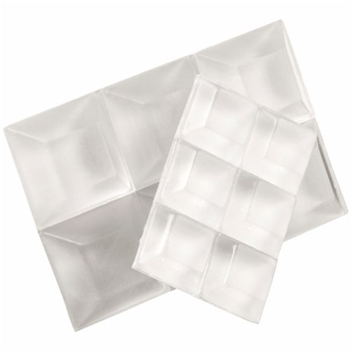 Waxman Clear Bumper Floor Pads Perspective: front