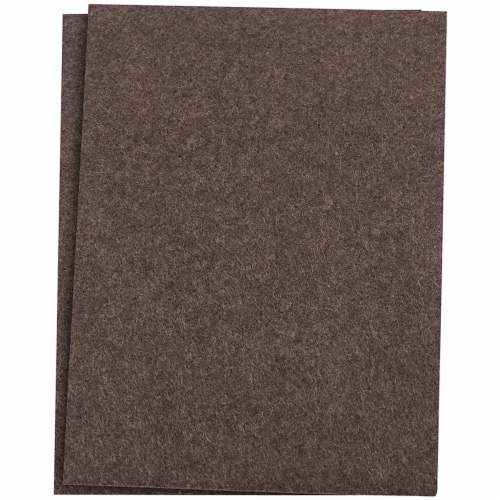 Waxman Felt Pad - Brown Perspective: front