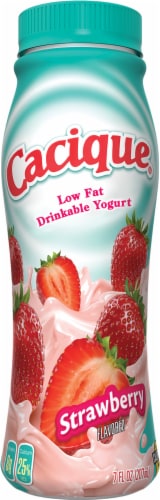 Cacique® Strawberry Drinkable Yogurt Perspective: front