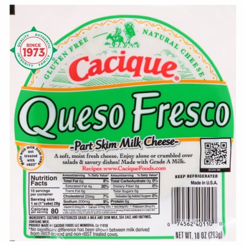 Cacique® Queso Fresco Perspective: front
