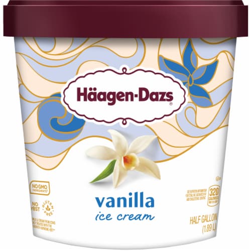 Haagen Dazs® Vanilla Ice Cream Tub Perspective: front