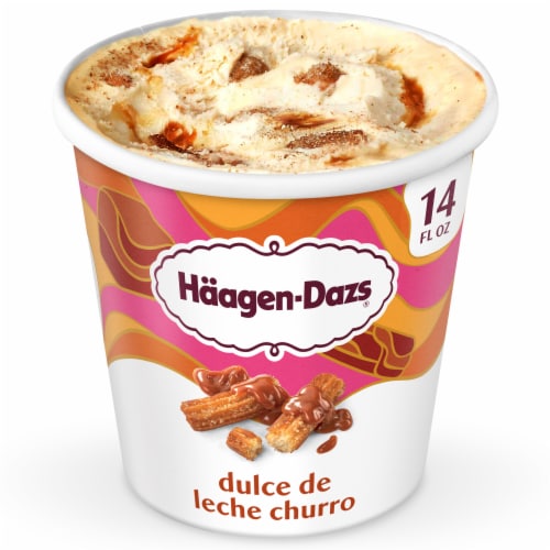 Haagen Dazs® Dulce de Leche Churro Ice Cream Perspective: front