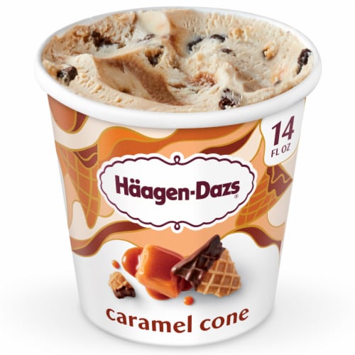 Haagen Dazs® Caramel Cones Ice Cream Perspective: front