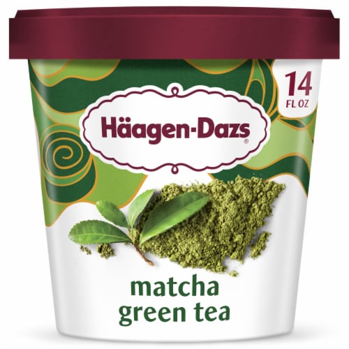 Haagen Dazs® Matcha Green Tea Gluten Free Ice Cream Perspective: front