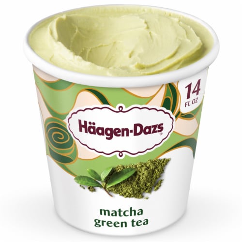 Häagen-Dazs Matcha Green Tea Ice Cream, 14 Oz. Perspective: front