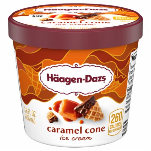 Haagen Dazs® Caramel Cone Ice Cream Cup Perspective: front