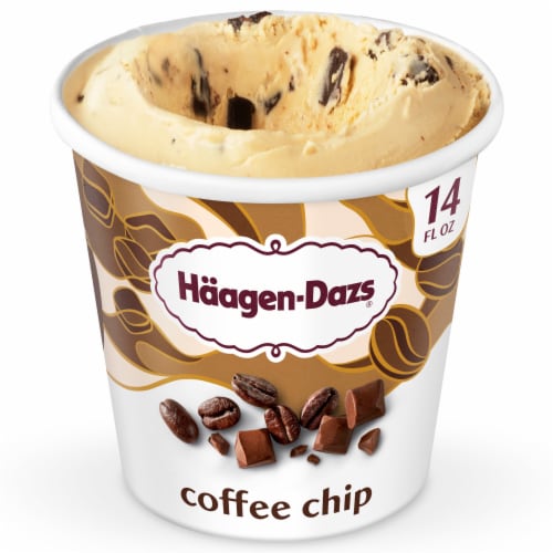 Häagen-Dazs Coffee Chip Ice Cream Perspective: front