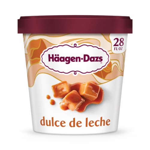 Haagen-Dazs Dulce de Leche Ice Cream, 28oz Perspective: front
