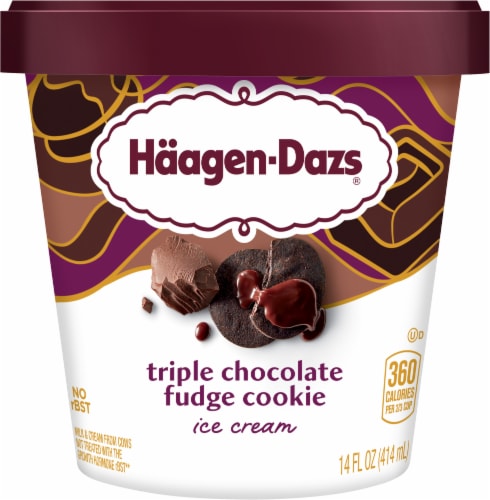 Haagen-Dazs Peppermint Bark Ice Cream Perspective: front