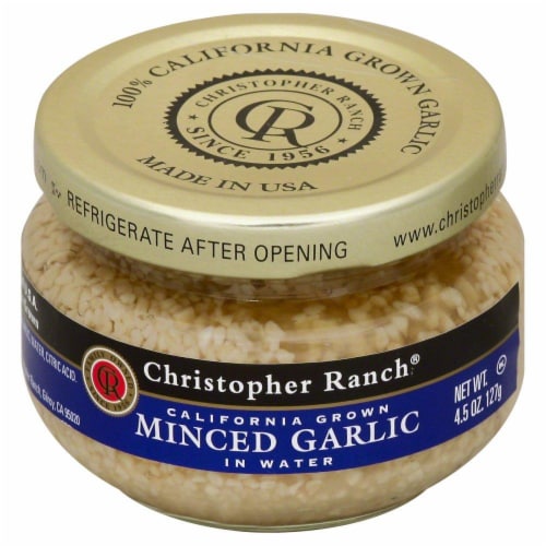 Christopher Ranch® Minced Garlic Perspective: front