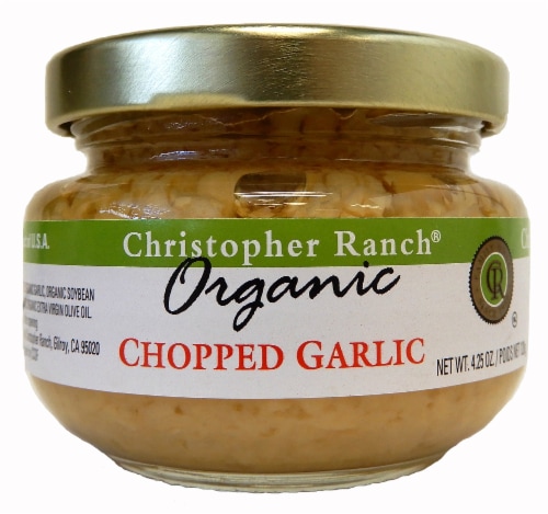 Christopher Ranch Organic Chopped Garlic Perspective: front