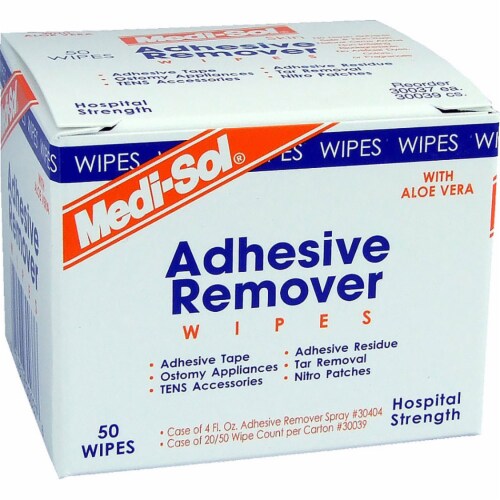 Medi-Sol Adhesive Remover Wipes 50ct, 1 box each - Kroger