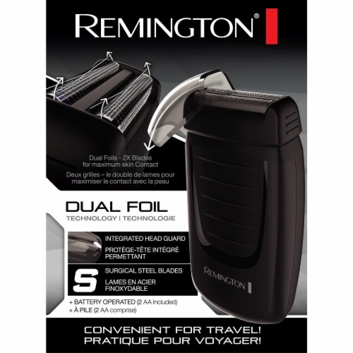 Remington® Dual Foil Technology Razor Perspective: front