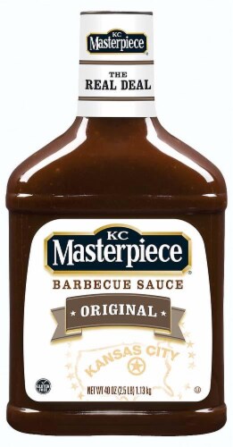 KC Masterpiece Original Barbecue Sauce Perspective: front