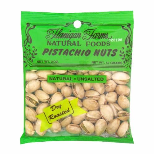 Flanigan Farms Dry Roasted Pistachio Nuts Perspective: front