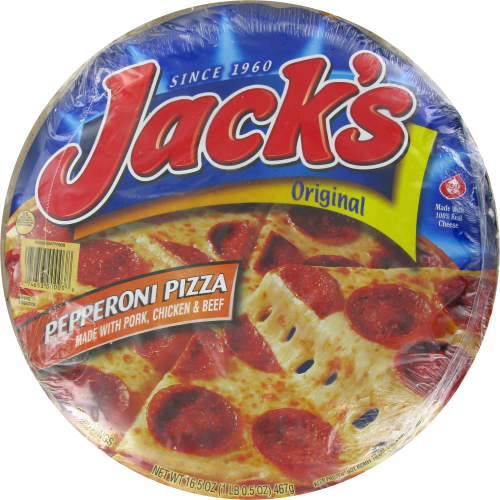 Jack's Original Pepperoni Pizza Perspective: front